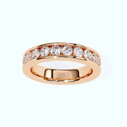 Contemporary Lab Created Diamond Band