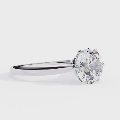 Purely Brilliant - Solitaire Round Ring