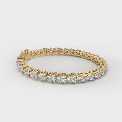 Luxurious Lab Grown Diamond Tennis Bracelet