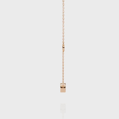 Charming Round Lab Created Diamond Necklace