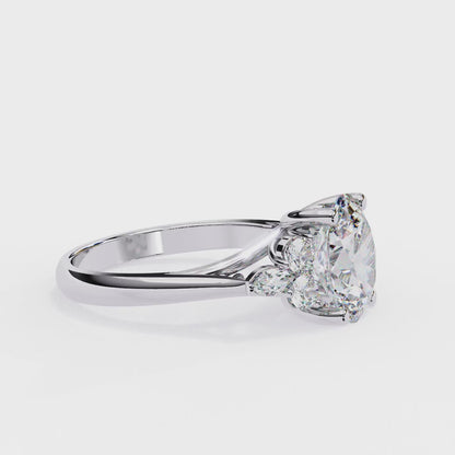 Seven Stone Oval Engagement Ring