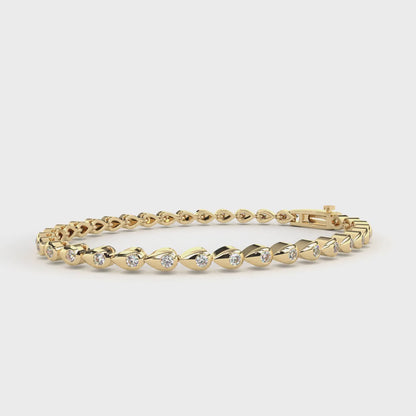 High-Quality Lab Grown Diamond Bracelet