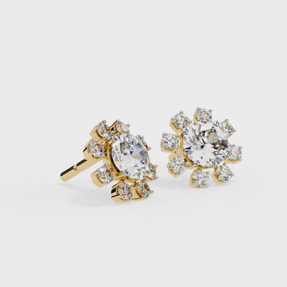Enchanting Lab-Grown Diamond Earrings