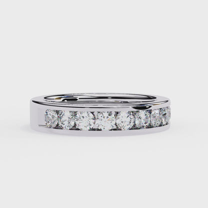 Contemporary Lab Created Diamond Band