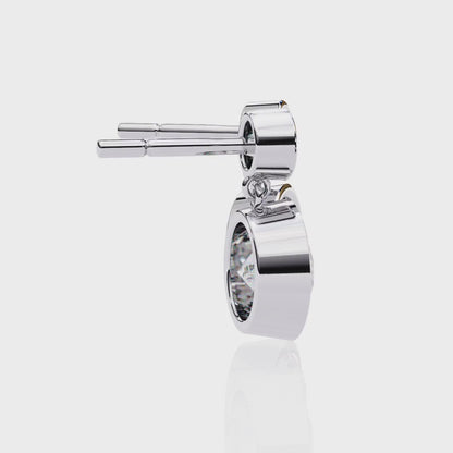 Moonlit Lab Created Diamond Stud Earrings